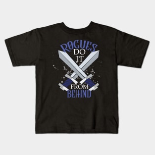 DND Rogues Do It From Behind Kids T-Shirt